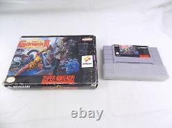 Emballé comme neuf SNES Super Nintendo Super Castlevania IV NTSC Pas de manuel