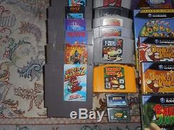 Énormes Jeux Collection 49 Jeux Lot Nes Super Nintendo 64 Gamecube Wii Gba Snes
