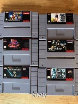 Ensemble de 36 cartouches Super Nintendo garanties authentiques, lot de jeux SNES originaux