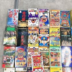 Ensemble de 50 jeux vidéo Super Famicom Nintendo Square Enix avec boîtier SNES Japon