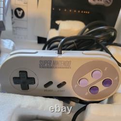 Ensemble de console SNES Super Nintendo Mario Paint complet et testé avec boîte