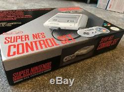 État Neuf Super Nintendo Console Snes Marque Nouveau Col Non Ouvert Collectors
