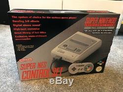 État Neuf Super Nintendo Console Snes Marque Nouveau Col Non Ouvert Collectors