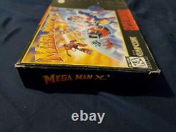 Étonnant! Complet Avec Manuel! Mega Man X3 Snes Super Nintendo Cib
