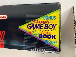 Euc Rare Super Nintendo Nes Game Boy Set Beautiful Box Snes Mario Toutes Les Étoiles Livre