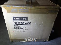 F-zero Super Nintendo Système De Divertissement Snes Factory Scellé Case 24 Pcs