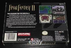 Final Fantasy 2 Cib Super Nes Nintendo Jeu Vidéo Snes Complet Ff2 Ffii II