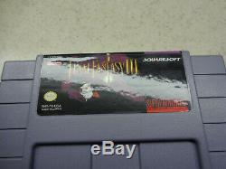 Final Fantasy III 3 (super Nintendo) Snes Complète Near Mint Shrink Sur Box