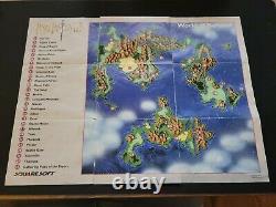 Final Fantasy III Snes Super Nintendo Box, Manual, & Poster Seulement 1991 Pas De Jeu