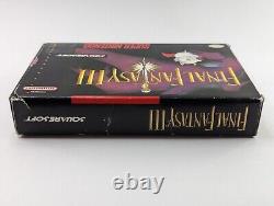Final Fantasy III (Super Nintendo SNES) Presque complète, authentique et en bon état
