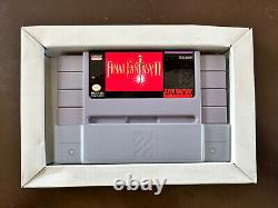 Final Fantasy II 2 SNES SUPER NINTENDO COMPLET CIB CART BOX MANUEL CARTE TESTÉE