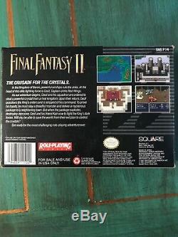 Final Fantasy II (système De Divertissement Super Nintendo, 1991) Cib