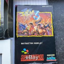 Final Fight 3 Snes Cib Rare Super Nintendo