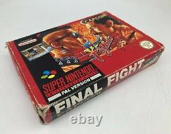 Final Fight For Super Nintendo Snes Boxed Avec Manuel