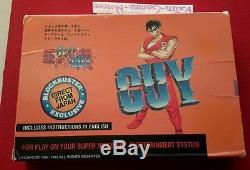 Final Fight Guy (super Nintendo, 1992), Snes, Pictogramme Réel, Navire Rapide, Authentique