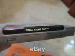 Final Fight Guy (super Nintendo Snes) Jeu + Box Avec Inserts Tres Belles