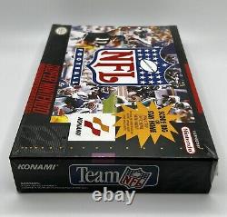Football de la NFL (Super Nintendo SNES 1993) Tout neuf et scellé Konami H-Seam RARE