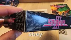 Gradius III (Super Nintendo / SNES, 1991) COMPLET avec boîte, plateau, manuel, affiche et publicité