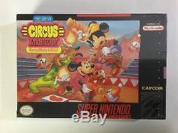 Grand Cirque Mystère Mickey Et Minnie Super Nintendo Snes Nouvelle Usine Scellés
