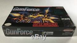 Gunforce (super Nintendo Snes) Toute Nouvelle Usine Sealed Force Gun