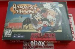 Harvest Moon Super Nintendo Authentic Snes Pict Réel. Fast Intl Sh. Look Bien