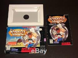 Harvest Moon Super Nintendo Box Snes Et Manuel Uniquement Sans Jeu