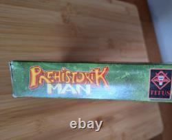 Homme préhistorique Super Nintendo SNES Jeu vidéo en boîte CIB (PAL EUR)