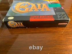 Illusion De Gaia Pour Super Nintendo Authentic Complete Cib Quintette Snes Rpg