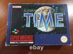 Illusion Du Temps Super Nintendo Snes 1995 Région Europe Pal