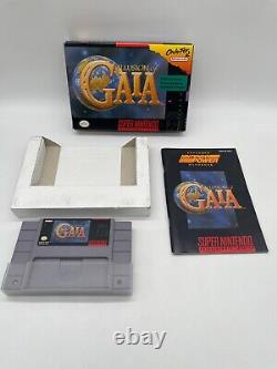 Illusion de Gaia Super Nintendo SNES Jeu Vidéo Complet en Boîte