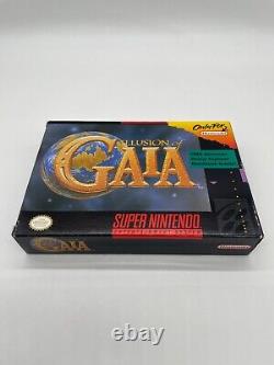 Illusion de Gaia Super Nintendo SNES Jeu Vidéo Complet en Boîte