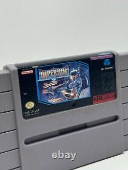 Imperium pour Super Nintendo SNES Authentique Testé Propre / Expédition le Jour Même