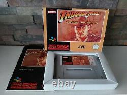 Indiana Jones Greatest Adventures Snes Super Nintendo Boxed Vidéogame Pal Rétro