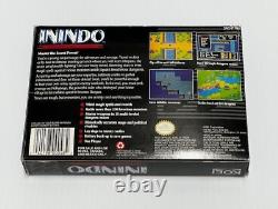 Inindo La Voie du Ninja (SNES) Super Nintendo avec Boîte Complète CIB et Poster