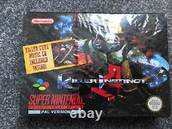 Instinct de tueur Jeu Super Nintendo SNES Neuf et Scellé Pour Collectionneurs