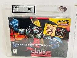Instinct de tueur (SNES) NEUF, scellé, UKG noté 85+ NM+ Super Nintendo