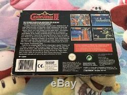 Jeu Complet Super Nintendo Snes Castlevania IV Version 100% Original Cib