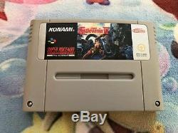 Jeu Complet Super Nintendo Snes Castlevania IV Version 100% Original Cib
