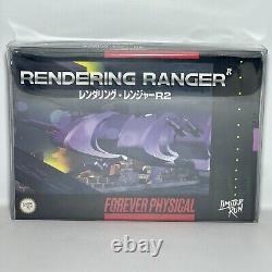 Jeu limité Rendering Ranger de Limited Run Games R2 LRG SNES Super Nintendo boîte scellée abîmée