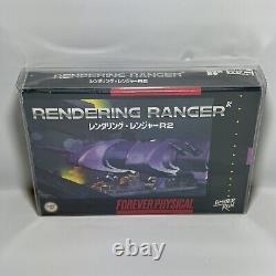 Jeu limité Rendering Ranger de Limited Run Games R2 LRG SNES Super Nintendo boîte scellée abîmée