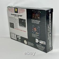 Jeu limité Rendering Ranger de Limited Run Games R2 LRG SNES Super Nintendo boîte scellée abîmée