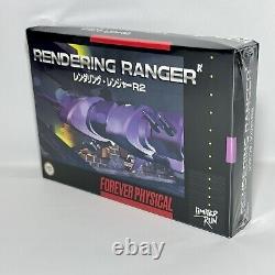 Jeu limité Rendering Ranger de Limited Run Games R2 LRG SNES Super Nintendo boîte scellée abîmée