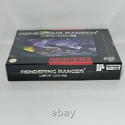 Jeu limité Rendering Ranger de Limited Run Games R2 LRG SNES Super Nintendo boîte scellée abîmée