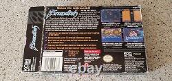 Jeu vidéo RPG Brandish Super Nintendo SNES complet avec affiche et manuel