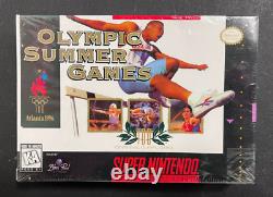 Jeux Olympiques d'été SNES de la Super Nintendo 1996 - NEUF, scellé en usine AA 62923.