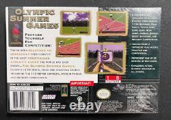 Jeux Olympiques d'été SNES de la Super Nintendo 1996 - NEUF, scellé en usine AA 62923.