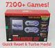 Jeux Snes Classic 7200+ Super Nintendo Classic À Réinitialisation Rapide Et Turbo Mod