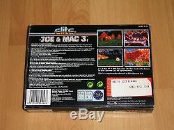 Joe & Mac 3 Eur Snes Super Nintendo Nintendo Pal Cib Ovp Vgc Rar
