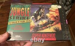 Jungle Strike Nintendo Super Nes Pour Super Nintendo Snes Nouveau Scellé