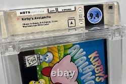 Kirby's Avalanche WATA 9.4 Une usine scellée Nouvelle SNES Super Nintendo avec une classification K-A